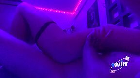 The greatest XXX ever with a slim, flawless nymph under UV, strenuous fuck-a-thon with a intense man!