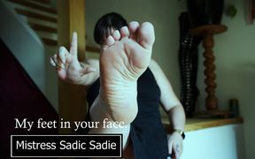 My Feet in Your Face!