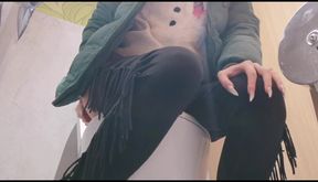 Public toilet farts caught on cam