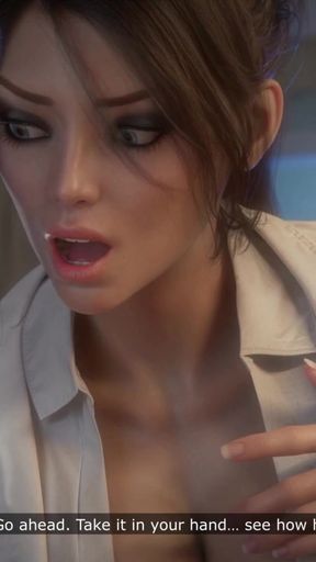 Powerful moment from &quot;After Hours: The Nurse, the Patient, and the Big Black Prescription - 3D Hentai Uncensored&quot;