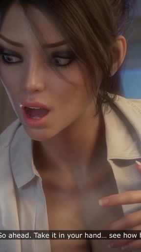 Powerful moment from &quot;After Hours: The Nurse, the Patient, and the Big Black Prescription - 3D Hentai Uncensored&quot;