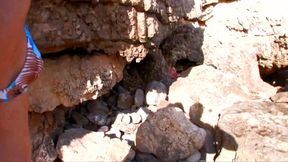 She Accepts to Be Fucked and Banged on a Beach