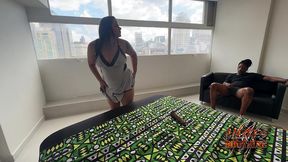 she saids her asshole hurts so sem anal