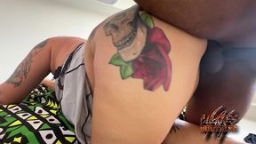 she saids her asshole hurts so sem anal