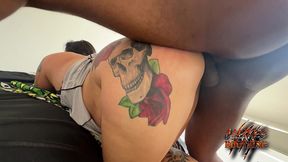 she saids her asshole hurts so sem anal