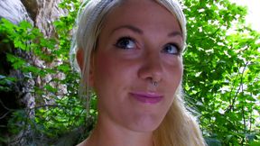 Ramming French whore in her asshole