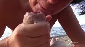The most beautiful stranger cocks caught jerking off on the beach and juiced