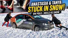 Hard Stuck in Winter Snow with Tanya Anastasia 39 Min 1080