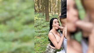 Chesty TS Goddess Having Sex in the Forrest!
