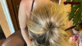 before you go out, you want to suck my cock