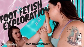 Ziva Fey - Foot Fetish Exploration With Sydney Screams!