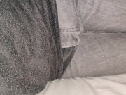 Bedwetting in Jeans (Making a Huge Pool of Pee)