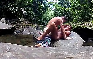 Sex with the gf in the river