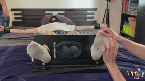 Louis tickled intensively in the stocks by Nathan and me (FHD)