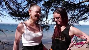 Two naughty French girls get wild in a threesome