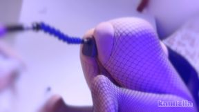 This femboy's ass is getting pounded by a sex machine