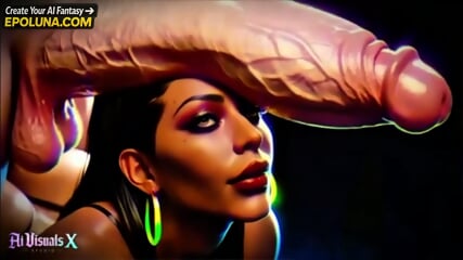 Big Boobs and Ass Ebony Goddesses - White Cock Worship; Dark ASMR & Extreme Contrast 4K AI Animated Porn240p