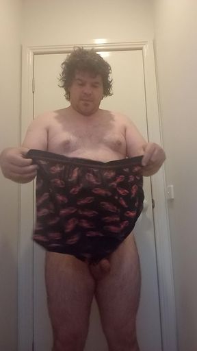 Showing off my chastity!