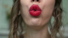 Sexy Girl Spitting Slow Mo