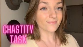 Chastity Task - Celibacy Cuckold Goddess Worship Orgasm Control Denial Verbal Humiliation