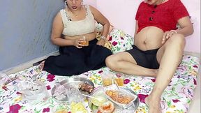 Indian hot threesome sex! Don'_t cum inside pussy!