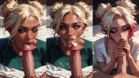 blonde chupa gostoso