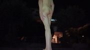 Naked walk in public and spanking my ass