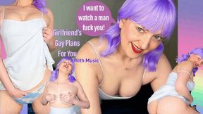 Girlfriend’s Gay Plans For You with Music - She wants to watch you get fucked by a man! - Make Me Bi, Bisexual Encouragement, Bi-Sexual, Female Domination, Femdom POV with Mistress Mystique Hoops - MP4