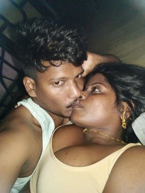 Indian wife kiss