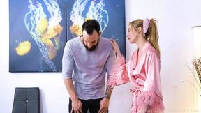 Nuru Massage - Naughty Aiden Ashley Gives POV Massage to Her Sibling's Hubby