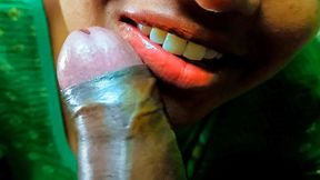 Ammu Is Sucking, Licking, and Biting His Cock 111