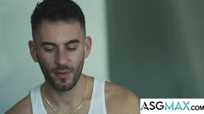 Broke Jock Gets Fucked Raw by Gay Roommate