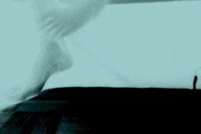 Anal whore putting on her newest stripper high heels