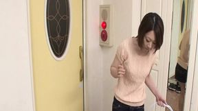 Japanese housemaid sucks and gets hammered by her demanding employer after finishing the chore