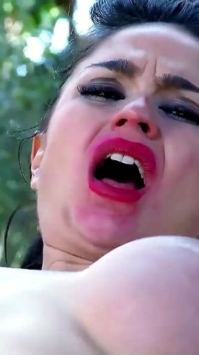 Policeman picks up MILF Alexandra with fat silicon tits and fucks her