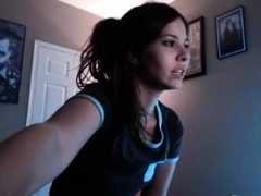 Pale amateur teen brunette Lynn Love
