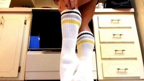 Tube Socks Kitchen Muscle Worship and Flex