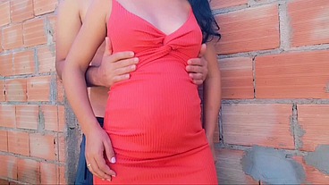 Novinha grávida fodendo na nas vielas da baixada