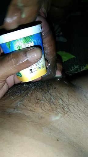 Prepare for ice cream Blow job cum in mouth