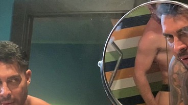 Latino BBC VIKTOR ROM with submissive in SHOWER - SERGIO WILDE --