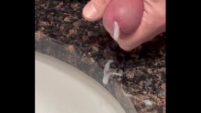 Older Man Busting Out a Quick Load in Intimate Solo Masturbation Session