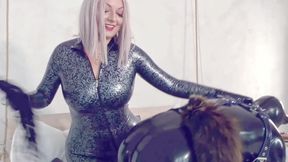 Latex Rubber Positive Femdom Role Play! Arya Grander