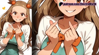 Jasmine from Pokemon roughly fucked until creampied deep