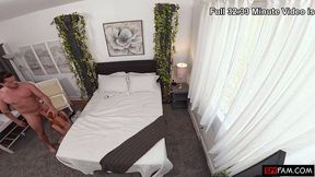 Ginger Cum Slut Lets Stepdad Play With Her Pussy - Gracey Snow