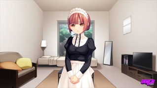 Submissive Training with a Cute Maid