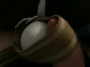 Hands free cum with magic wand