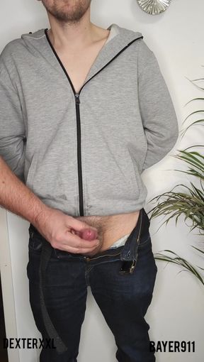 White Skinny Strange Boy Get His First Cum Controll of Dexterxxl