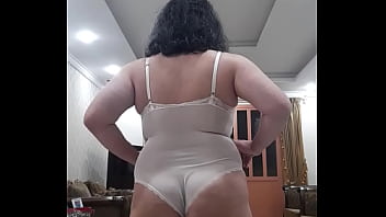 Crossdresser big ass tease