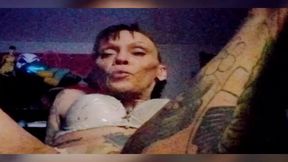 Hot hot mom with dripping panties and heavy metal gets a pounding