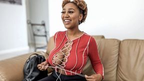 Big Tits Ebony Teen Fucks Hung Casting Producer To Get Modeling Job